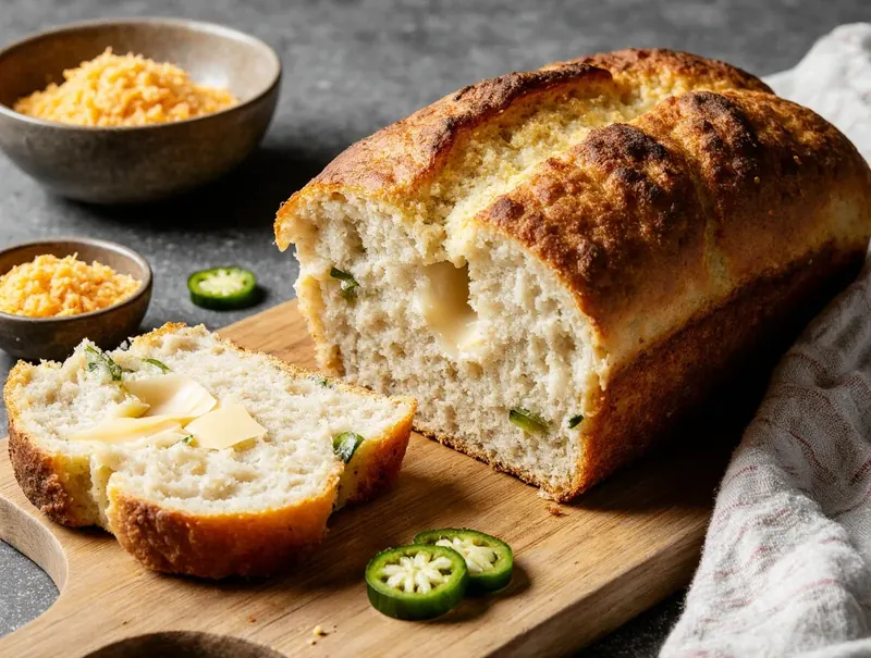 Sourdough Jalapeno Cheddar Loaf