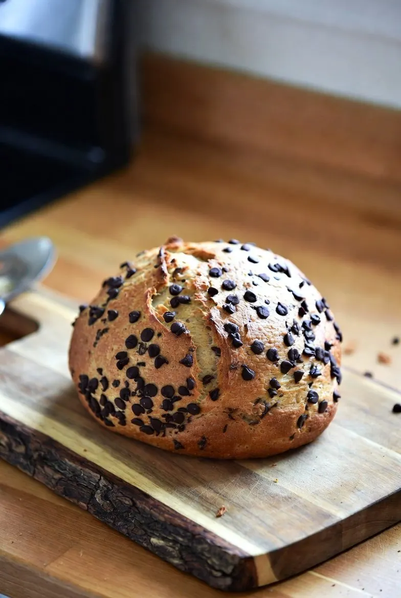Sourdough Chocolate Croissant Bread